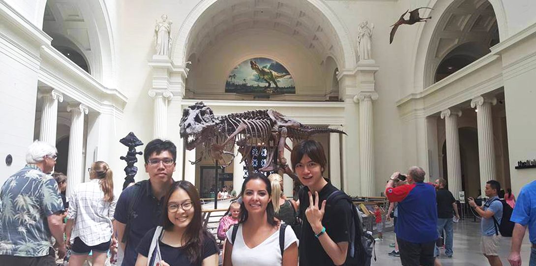 Students at the Field Museum