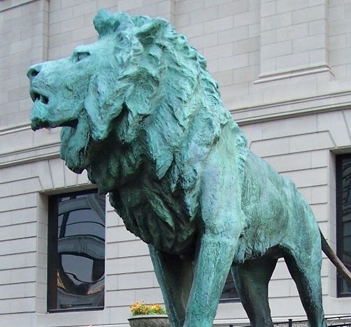 Lion statue