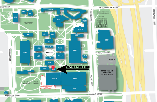 map to addams hall